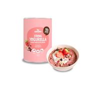 Oatsome OATSOME Strong Yogurella - Cuenco alto en proteínas con fresa, avena y chips de chocolate, 12 g de proteína por porción, 100% natural, vegano y sin azúcar refinado, fácil preparación, 400 g