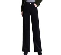 OATTIS Pantalones Anchos De Pana para Mujer En Otoño E Invierno, De Cintura Alta Y Adelgazantes, Sueltos Y Colgantes, Pantalones Casuales De Terciopelo A Rayas De Gran Tamaño,Color2,29