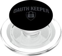 OAuth Keeper Ciberseguridad TI Humor Diseño PopSockets PopGrip para MagSafe