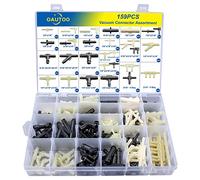 OAUTOO 32 tamaños de conector de tubo de vacío automotriz Conector de vacío Kit surtido 1/8 "3/16" 1/4" 5/16" 3/8"