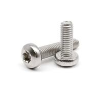 oavhvchg 5/10 Uds M4 M5 M6 Longitud 6-45mm 316 A4-80 Tornillo de Cabeza Redonda Torx de Seis lóbulos de Acero Inoxidable de Grado Marino (Color : 30mm, Size : M4 10pcs)