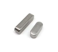 oavhvchg 5 uds M6 M8 M10 Longitud 8-70mm GB1096 304 A2-70 Acero Inoxidable rectángulo Extremo Redondo Tipo A Paralelo Llave Plana Rollo Eje Pasador (Color : 5pcs 8x7mm (WxH), Size : 30mm)