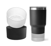 OAWEEN 2 fundas protectoras de silicona para Yeti Rambler de 20 onzas, 36 onzas, funda protectora antiarañazos para botella de agua y vaso Yeti de 26 onzas, 30 onzas, 16 onzas, cubierta inferior