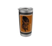 Oaxaca Arte Urbano #5 México Saxofón Día de Muertos Vaso térmico de acero inoxidable de doble pared