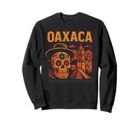 Oaxaca México Retro Azteca Mexicano Catedral Halloween Azteca Sudadera