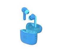 Oaxis myFirst CareBuds - Los Primeros Auriculares estéreo inalámbricos del Mundo para niños y niñas, Auriculares Seguros para niños con Transparencia Inteligente, Volumen máximo 85 dB (Azul)