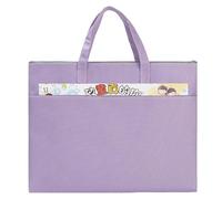 Oaygat 2 fundas de arte tamaño A3, bolsa de transporte para artistas, carpeta de pintura, impermeable, para llevar a la mesa de dibujo, bolsa de transporte, Purple, 47 x 36cm (A3 size), Funda tipo