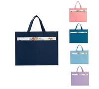 Oaygat 2 fundas de arte tamaño A3, bolsa de transporte para artistas, carpeta de pintura, impermeable, para llevar a la mesa de dibujo, bolsa de transporte, Blue, 47 x 36cm (18.5" x 14.17"), Funda