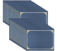Oaygat 25 soportes de certificados para certificados de premio, fundas profesionales para diploma de papel de 8.5 x 11 pulgadas, cubiertas de documentos, cubiertas de graduación, fundas de certificado