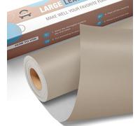 OAZ Kit de Reparación de Cuero para Muebles, Parche de Reparación Autoadhesivo 40x200 cm Cuero Adhesivo Para Tapizar para Asientos de Automóviles, Sofás, Sofás para Sillas Gris marfil