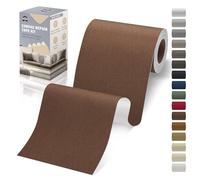OAZ Parche Adhesivo de Tela, 10x200 cm Exterior Parches de Reparación de Lona, Impermeable Parches para Tela Autoadhesivo para Sofá, Cortina, Toldos, Asiento de Coche, Tumbona, Marrón oscuro