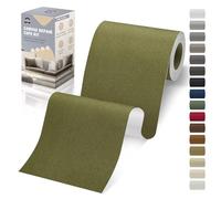 OAZ Parche Adhesivo de Tela, 10x200 cm Exterior Parches de Reparación de Lona, Impermeable Parches para Tela Autoadhesivo para Sofá, Cortina, Toldos, Asiento de Coche, Tumbona, Verde