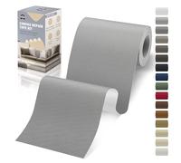 OAZ Parche Adhesivo de Tela, 10x200 cm Exterior Parches de Reparación de Lona, Impermeable Parches para Tela Autoadhesivo para Sofá, Cortina, Toldos, Asiento de Coche, Tumbona, Gris