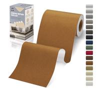 OAZ Parche Adhesivo de Tela, 10x200 cm Exterior Parches de Reparación de Lona, Impermeable Parches para Tela Autoadhesivo para Sofá, Cortina, Toldos, Asiento de Coche, Tumbona, Marrón