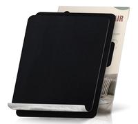 OAZ Parche Adhesivo de Tela, 23x28 cm 2 pièces Exterior Parches de Reparación de Lona, Impermeable Parches para Tela Autoadhesivo para Sofá, Cortina, Toldos, Asiento de Coche, Tumbona, Negro Negro