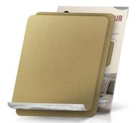 OAZ Parche Adhesivo de Tela, 23x28 cm 2 pièces Exterior Parches de Reparación de Lona, Impermeable Parches para Tela Autoadhesivo para Sofá, Cortina, Toldos, Asiento de Coche, Tumbona, Caqui