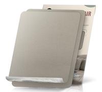 OAZ Parche Adhesivo de Tela, 23x28 cm 2 pièces Exterior Parches de Reparación de Lona, Impermeable Parches para Tela Autoadhesivo para Sofá, Cortina, Toldos, Asiento de Coche, Tumbona, Gris marfil