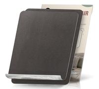 OAZ Parche Adhesivo de Tela, 23x28 cm 2 pièces Exterior Parches de Reparación de Lona, Impermeable Parches para Tela Autoadhesivo para Sofá, Cortina, Toldos, Asiento de Coche, Tumbona, Negro Gris