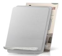 OAZ Parche Adhesivo de Tela, 23x28 cm 2 pièces Exterior Parches de Reparación de Lona, Impermeable Parches para Tela Autoadhesivo para Sofá, Cortina, Toldos, Asiento de Coche, Tumbona, Gris claro