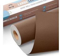 OAZ Parches Cuero Adhesivo,40 x 160 cm Cuero Adhesivo Parches Polipiel,Parches de Reparación Autoadhesivos,Parche Cuero Adhesivo para Muebles,Sofás,Asientos De Coche,Cabecera,Bolsos Marrón caramelo