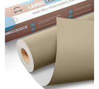 OAZ Parches Cuero Adhesivo, 40 x 160 cm Cuero Adhesivo Parches Polipiel, Parches de Reparación Autoadhesivos, Parche Cuero Adhesivo para Muebles, Sofás, Asientos De Coche, Cabecera, Bolsos (Kaki)