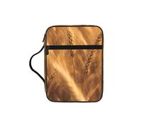 OAZCVBNN Bolsa de almacenamiento de la Biblia con estampado de campo de trigo, religioso, impermeable, regalo cristiano, para hombres y mujeres, accesorio de clero