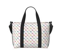 OAZCVBNN Bolsa de viaje unisex versátil con estampado de perros salchicha linda, ligera, para fin de semana, camping, aventura al aire libre