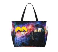 OAZCVBNN Bolsa reutilizable con estampado de galaxia en el universo, elegante, ligera, para vacaciones, picnic, gimnasio, camping, uso versátil