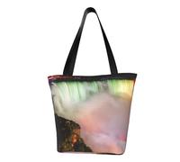 OAZCVBNN Bolso de hombro cómodo con estampado de cataratas del Niágara, para playa, viajes, trabajo, uso diario, a la moda