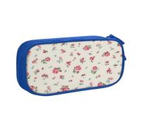 OAZCVBNN Bonito estuche con estampado de cereza roja dulce para guardar maquillaje, gomas de borrar, bolígrafos, estudiantes, escuela, oficina, uso multiescena, Blue, Talla única, Juego de mochila