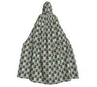 OAZCVBNN Capa con capucha para adultos, con estampado de alpaca y llama, para carnaval, cosplay, festivales, celebraciones al aire libre