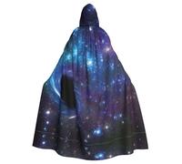 OAZCVBNN Capa con capucha para hombre y mujer, con estampado de galaxia, para carnaval, cosplay, para festivales y fiestas temáticas