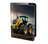 OAZCVBNN Company Farm Tractor Print - Funda tipo cartera para documentos y pasaporte, para viajes de negocios y ocio