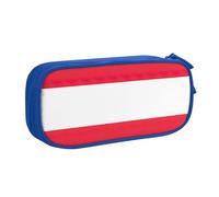 OAZCVBNN Estuche con estampado de bandera austriaca para guardar maquillaje, gomas de borrar, bolígrafos, estudiantes, escuela, oficina, multiescena, Blue, Talla única, Juego de mochila escolar