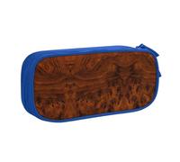 OAZCVBNN Estuche de madera roja para guardar lápices, maquillaje, borradores, bolígrafos, estudiantes, escuela, oficina, multiescena, Blue, One Size, Juego de mochila escolar