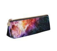 OAZCVBNN Estuche de piel con estampado de galaxia en el universo, elegante bolsa para escuela, viajes, organización de maquillaje, ligero