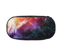 OAZCVBNN Estuche ligero y práctico con estampado de galaxia en el universo para escuela, estudiantes, maquillaje, viajes, niño y niña, Black, Talla única, Organizador de bolsas