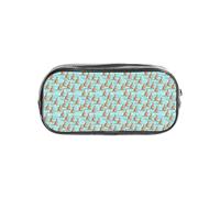 OAZCVBNN Funny for Kangaroo Zoo Print Boys Girls para organizador transparente de papelería transparente estuche para lápices suministros