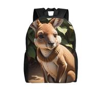 OAZCVBNN Funny For Kangaroo Zoo Print - Mochila unisex para viajes al aire libre, mochila elegante para viajes diarios, gran capacidad