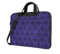 OAZCVBNN Haunted Mansion - Bolsa versátil para laptop, elegante funda para laptop con opciones de maletín de hombro tipo mensajero, Black, 15.6 inch