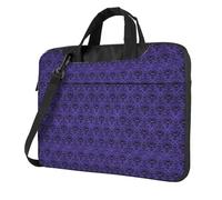 OAZCVBNN Haunted Mansion - Bolsa versátil para laptop, elegante funda para laptop con opciones de maletín de hombro tipo mensajero, Black, 13 inch