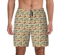 OAZCVBNN Introducción de varios pantalones cortos de natación para hombre, transpirables, ligeros, ropa de playa y actividades al aire libre, Negro, M corto