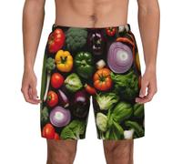 OAZCVBNN Introducción de varios pantalones cortos de natación para hombre, transpirables, ligeros, ropa de playa y actividades al aire libre, Negro, XXL corto
