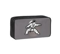 OAZCVBNN Karate-highkick-icon - Estuche organizador de artículos de papelería, gran capacidad, para oficina, viajes, dormitorio