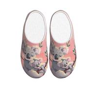 OAZCVBNN Koala Bear Print - Pantuflas lavables de uso versátil antibolitas, para mujeres y hombres, zapatos elegantes y acogedores
