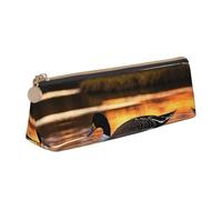 OAZCVBNN Loon Nature - Estuche de piel con estampado de pájaros, elegante, para escuela, viajes, maquillaje, organización ligera