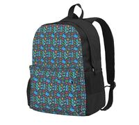 OAZCVBNN Mochila para adultos con estampado de ballena oceánica y pulpo, de gran capacidad, ligera, para senderismo, al aire libre, viajes, uso diario