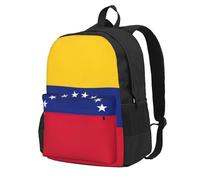 OAZCVBNN Mochila para adultos con estampado de bandera de Venezuela, de gran capacidad, ligera, para senderismo, al aire libre, viajes, uso diario