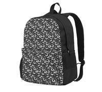 OAZCVBNN Mochila para adultos de gran capacidad con estampado de mariposas de color dibujada a mano, ligera, para senderismo, al aire libre, viajes, uso diario