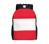 OAZCVBNN Mochila unisex con estampado de bandera austriaca para viajes, uso diario, gran capacidad